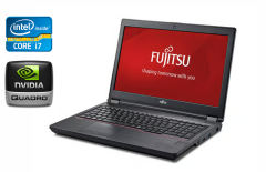 Мобильная рабочая станция Б-класс Fujitsu Celsius H780 / 15.6" (1920x1080) IPS / Intel Core i7-8750H (6 (12) ядер по 2.2 - 4.1 GHz) / 32 GB DDR4 / 512 GB SSD / nVidia Quadro P600, 4 GB GDDR5, 128-bit / WebCam / HDMI / 4G / Windows 10