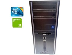 ПК Б-класс Asus Tower / Intel Core 2 Quad Q6700 (4 ядра по 2.66 GHz) / 4 GB DDR2 / 128 GB SSD / nVidia GeForce GT 220, 512 MB GDDR3, 128-bit / 400W / Win 10