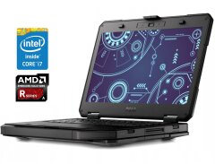 Защищенный ноутбук Dell Latitude Rugged 5414 / 14" (1920x1080) IPS / Intel Core i7-6600U (2 (4) ядра по 2.6 - 3.4 GHz) / 16 GB DDR4 / 256 GB SSD M.2 / AMD Radeon R7 M360, 2 GB DDR3, 64-bit / WebCam
