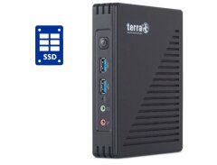 Неттоп Terra Thin Client 5200 USFF / Intel Celeron N3160 (4 ядра по 1.6 - 2.24 GHz) / 4 GB DDR3 / 64 GB SSD / Intel HD Graphics