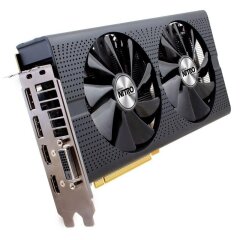 Дискретная видеокарта AMD Sapphire NITRO+ RX 470 OC, 4 GB GDDR5, 256-bit (11256-10-20G) / 1x DVI, 2x HDMI, 2x DP