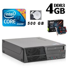 Lenovo m82 SFF / Intel Core i3-3220 (2(4) ядра по 3.3GHz) / 4GB DDR3 / 500 GB HDD / nVidia GeForce GT 730 4GB 
