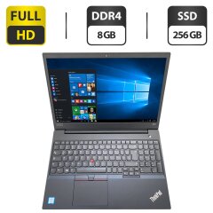 Ноутбук Lenovo ThinkPad E580 / 15.6" (1920x1080) IPS / Intel Core i3-8130U (2 (4) ядра по 2.2 - 3.4 GHz) / 8 GB DDR4 / 256 GB SSD / Intel UHD Graphics 620 / WebCam