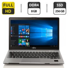 Ультрабук Fujitsu LifeBook S937 / 13.3" (1920x1080) IPS / Intel Core i5-7200U (2 (4) ядра по 2.5 - 3.1 GHz) / 8 GB DDR4 / 256 GB SSD / Intel HD Graphics 620 / WebCam / DVD-ROM / HDMI