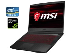 Ігровий ноутбук Б-клас MSI GF65 Thin 9SD / 15.6" (1920x1080) IPS / Intel Core i5-9300H (4 (8) ядра по 2.4 - 4.1 GHz) / 8 GB DDR4 / 512 GB SSD / nVidia GeForce GTX 1660 Ti, 6 GB GDDR6, 192-bit / WebCam