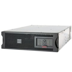 ИБП APC Smart-UPS 3000 XL 3000VA 3U (SUA3000RMXLI3U) / 230 V / 3000 V&middot;А / 2700W / 9 выходов / RS-232, USB, SmartSlot
