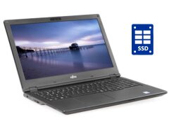 Ноутбук Fujitsu LifeBook E558 / 15.6" (1920x1080) IPS / Intel Core i3-7130U (2 (4) ядра по 2.7 GHz) / 8 GB DDR4 / 256 GB SSD / Intel HD Graphics 620 / WebCam / Win 10 Pro