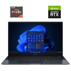 Ігровий ноутбук Asus ZenBook Pro 17 UM6702R / 17.3" (2560x1440) IPS Touch / AMD Ryzen 7 6800H (8 (16) ядер по 3.2 - 4.7 GHz) / 16 GB DDR5 / 512 GB SSD NVMe / nVidia GeForce RTX 3050, 4 GB GDDR6, 128-bit / WebCam