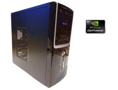 ПК Б-класс HuntKey Tower / AMD Athlon II X3 450 (3 ядра по 3.2 GHz) / 8 GB DDR3 / 64 GB SSD + 250 GB HDD / nVidia GeForce 7600 GS, 512 MB DDR2, 128-bit / Win 7