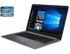 Ультрабук Asus VivoBook F510UA / 15.6" (1920x1080) IPS / Intel Core i5-8250U (4 (8) ядра по 1.6 - 3.4 GHz) / 8 GB DDR4 / 240 GB SSD / Intel UHD Graphics 620 / WebCam / Win 10 Home