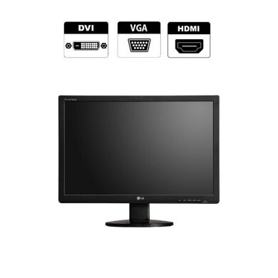 Монитор LG W2442PE / 24" (1920x1080) TN / VGA, DVI, HDMI + Кабель питания Монитор LG W2442PE / 24" (1920x1080) TN / VGA, DVI, HDMI + Кабель питания