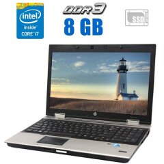 Ноутбук HP EliteBook 8540p / 15.6" (1600x900) TN / Intel Core i7-620M (2 (4) ядра по 2.66 - 3.33 GHz) / 8 GB DDR3 / 256 GB SSD / nVidia NVS 5100M, 1 GB GDDR3, 128-bit / WebCam