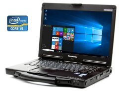 Защищенный ноутбук Б-класс Panasonic Toughbook CF-53 / 14" (1366x768) TN / Intel Core i5-4300U (2 (4) ядра по 1.9 - 2.9 GHz) / 8 GB DDR3 / 256 GB SSD / Intel HD Graphics 4400 / DVD-ROM