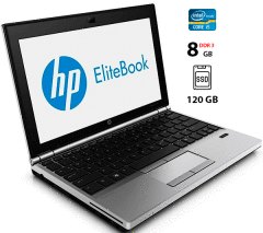 Ноутбук Б-клас HP EliteBook 8470p / 14" (1600x900) TN / Intel Core i5 3320m (2 (4) ядра по 2.6 - 3.3 GHz) / 8 GB DDR3 / 120 GB SSD / Intel HD Graphics 4000 / Webcam