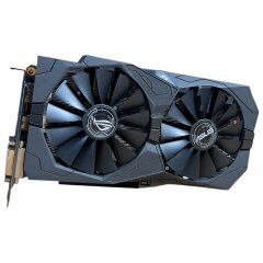 Дискретна відеокарта Asus ROG Strix GeForce GTX 1050 Ti Gaming OC, 4&nbsp;GB GDDR5, 128-bit / 2x DVI, 1x HDMI, 1x DisplayPort / (STRIX-GTX1050TI-4G-GAMING)