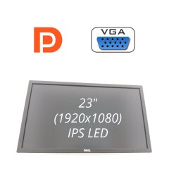Монитор без подставки Dell E2318 / 23" (1920x1080) IPS LED / 1x DP, 1x VGA