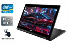 Нетбук-трансформер Dell Latitude 5289 / 12.5" (1920x1080) IPS Touch / Intel Core i7-7600U (2 (4) ядра по 2.8 - 3.9 GHz) / 16 GB DDR3 / 480 GB SSD / Intel HD Graphics 620 / HDMI / WebCam / Windows 10