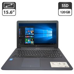 Ноутбук Asus E502M / 15.6" (1366x768) TN / Intel Celeron N2940 (4 ядра по 1.83 - 2.25 GHz) / 4 GB DDR3 / 120 GB SSD / Intel HD Graphics 505 / WebCam