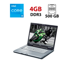 Ноутбук Fujitsu LifeBook E780 / 15.6" (1600x900) TN / Intel Core i5-450M (2 (4) ядра по 2.4 - 2.66 GHz) / 4 GB DDR3 / 500 GB HDD / Intel HD Graphics / WebCam