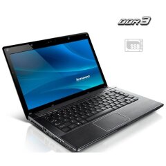 Ноутбук Lenovo G560 / 15.6" (1366x768) TN / Intel Core i3-350M (2 (4) ядра по 2.26 GHz) / 4 GB DDR3 / 120 GB SSD / nVidia GeForce 310M, 1 GB GDDR3, 64-bit / WebCam / Без АКБ