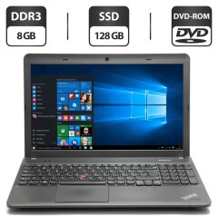 Ноутбук Lenovo ThinkPad E531 / 15.6'' (1366x768) TN / Intel Core i3-3120M (2 (4) ядра по 2.5 GHz) / 8 GB DDR3 / 128 GB SSD / Intel HD Graphics 4000 / WebCam / DVD-ROM