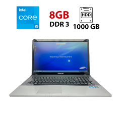 Ноутбук Samsung 300E7A / 17.3" (1600x900) TN LED / Intel Core i5-2450M (2 (4) ядра по 2.5 - 3.1 GHz) / 8 GB DDR3 / 1000 GB HDD / Intel HD Graphics 3000 / WebCam