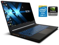 Мобільна робоча станція Boxx GoBoxx MS-16Q4 / 15.6" (1920x1080) IPS / Intel Core i7-9750H (6 (12) ядер по 2.6 - 4.5 GHz) / 32 GB DDR4 / 512 GB SSD / nVidia Quadro RTX 3000, 6 GB GDDR6, 192-bit / WebCam / Win 10 Pro
