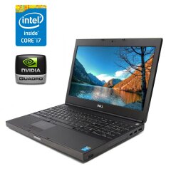Мобильная рабочая станция Dell Precision M4800 / 15.6" (1920x1080) IPS / Intel Core i7-4810MQ (4 (8) ядра по 2.8 - 3.8 GHz) / 16 GB DDR3 / 480 GB SSD / nVidia Quadro K1100M, 2 GB GDDR5, 128-bit / WebCam