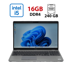 30 шт. Ноутбуков Dell Latitude 5510 / 15.6" (1920x1080) IPS / Intel Core i5-10210U (4 (8) ядра по 1.6 - 4.2 GHz) / 16 GB DDR4 / 240 GB SSD / Intel UHD Graphics / WebCam