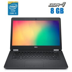 Ультрабук Dell Latitude E5470 / 14" (1920x1080) IPS Touch / Intel Core i5-6300HQ (4 ядра по 2.3 - 3.2 GHz) / 8 GB DDR4 / 256 GB SSD / Intel HD Graphics 530 / WebCam / HDMI / Windows 10 Pro