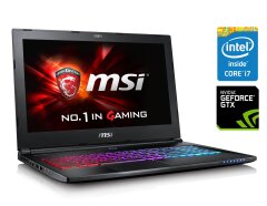 Игровой ноутбук Б-класс MSI GS60 2PE / 15.6" (2880x1620) IPS / Intel Core i7-4710HQ (4 (8) ядра по 2.5 - 3.5 GHz) / 16 GB DDR3 / 120 GB SSD + 1000 GB HDD / nVidia GeForce GTX 870M, 3 GB GDDR5, 192-bit / WebCam / Win 10 Home