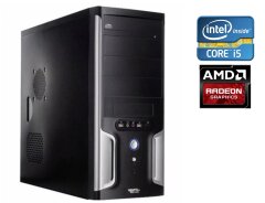 Игровой ПК Asus Vento Tower / Intel Core i5-3570 (4 ядра по 3.4 - 3.8 GHz) / 8 GB DDR3 / 240 GB SSD NEW / AMD Radeon HD 6670, 2 GB GDDR3, 128-bit / DVD-RW / 450W