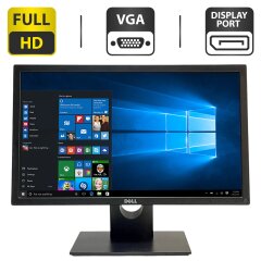 Монитор Б-класс Dell E2216H / 22" (1920x1080) TN / VGA, DisplayPort / VESA 100x100 + Кабели питания