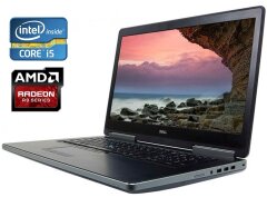 Мобильная рабочая станция Dell Precision 7710 / 17.3" (1920x1080) IPS / Intel Core i5-6300HQ (4 ядра по 2.3 - 3.2 GHz) / 16 GB DDR4 / 512 GB SSD / AMD Radeon R9 M375X, 2 GB GDDR5, 128-bit / Win 10 Pro