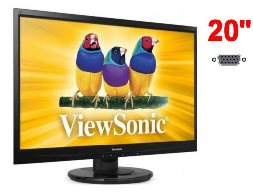 Монитор ViewSonic VA2046A-LED / 20" (1600x900) TN / 1x VGA / VESA 100x100 Монитор ViewSonic VA2046A-LED / 20" (1600x900) TN / 1x VGA / VESA 100x100