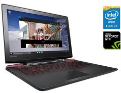 Ігровий ноутбук Б-клас Lenovo Ideapad Y700-17ISK / 17.3" (1920x1080) IPS / Intel Core i7-6700HQ (4 (8) ядра по 2.6 - 3.5 GHz) / 16 GB DDR4 / 128 GB SSD + 1000 GB HDD / nVidia GeForce GTX 960M, 4 GB GDDR5, 128-bit / WebCam / Win 10 Home