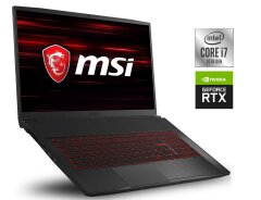 Игровой ноутбук Б-класс MSI GF75 Thin 10UEK / 15.6" (1920x1080) IPS / Intel Core i7-10750H (6 (12) ядер по 2.6 - 5.0 GHz) / 16 GB DDR4 / 512 GB SSD NVMe / nVidia GeForce RTX 3060, 6 GB GDDR6, 192-bit / WebCam