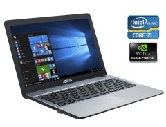 Игровой ноутбук Asus F555UB-XO111T / 15.6" (1366x768) TN / Intel Core i5-6200U (2 (4) ядра по 2.3 - 2.8 GHz) / 8 GB DDR3 / 128 GB SSD + 1000 GB HDD / nVidia GeForce 940M, 2 GB DDR3, 64-bit / WebCam / DVD-ROM / Win 10