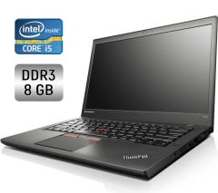Ноутбук Lenovo ThinkPad T550 / 15.6" (1920x1080) IPS / Intel Core i5-5300U (2 (4) ядра по 2.3 - 2.9 GHz) / 8 GB DDR3 / 256 GB SSD / Intel HD Graphics 5500 / WebCam / Fingerprint / Windows 10