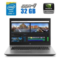 Мобильная рабочая станция HP ZBook 17 G5 / 17.3" (1920x1080) IPS / Intel Core i7-8850H (6 (12) ядра по 2.6 - 4.3 GHz) / 32 GB DDR4 / 960 GB SSD / nVidia Quadro P3200, 6 GB GDDR5, 192-bit / WebCam + Беспроводная мышка