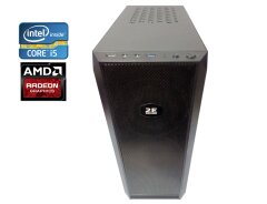 Ігровий ПК 2E Gaming Tower / Intel Core i5-3470 (4 ядра по 3.2 - 3.6 GHz) / 16 GB DDR3 / 120 GB SSD + 500 GB HDD / AMD Radeon RX 470, 4 GB GDDR5, 256-bit / 500W / Win 11