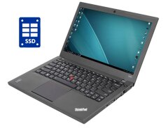 Нетбук Lenovo ThinkPad X240 / 12.5" (1366x768) TN / Intel Core i5-4300U (2 (4) ядра по 1.9 - 2.9 GHz) / 8 GB DDR3 / 128 GB SSD / Intel HD Graphics 4400 / WebCam / Win 10 Pro / Два АКБ