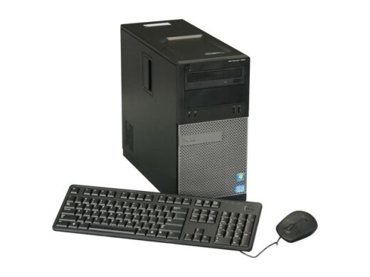 Dell 390 Tower / Intel Core i3-2100 (2(4) ядра по 3.1GHz) / 4GB DDR3 / 320GB HDD  + наклейка Windows 7 + монитор / 19" / 