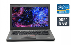 Ультрабук Б-класс Lenovo ThinkPad T460 / 14" (1920x1080) IPS / Intel Core i5-6300U (2 (4) ядра по 2.4 - 3.0 GHz) / 8 GB DDR4 / 256 GB SSD / Intel HD Graphics 520 / WebCam / TouchID