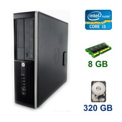 HP Compaq Pro 6300 SFF / Intel Core i3-3240 (2 (4) ядра по 3.4 GHz) / 8 GB DDR3 / 320 GB HDD