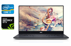 Игровой ноутбук Dell XPS 15 9560 / 15.6" (1920x1080) IPS / Intel Core i7-7700HQ (4 (8) ядра по 2.8 - 3.8 GHz) / 16 GB DDR4 / 512 GB SSD / nVidia Geforce GTX 1050, 4 GB GDDR5, 128-bit / USB Type-C / Windows 10
