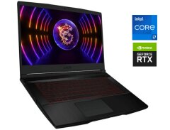 Игровой ноутбук MSI GF63 Thin 11UC / 15.6" (1920x1080) IPS / Intel Core i7-11800H (8 (16) ядер по 1.9 - 4.6 GHz) / 16 GB DDR4 / 512 GB SSD / nVidia GeForce RTX 3050, 4 GB GDDR6, 128-bit / WebCam / Win 11 Home