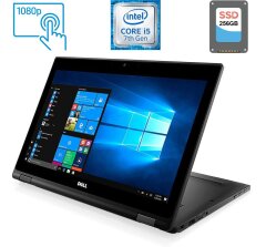Ноутбук-трансформер Б-класс Dell Latitude 5289 2-in-1 / 12.5" (1920x1080) IPS Touch / Intel Core i5-7300U (2 (4) ядра по 2.6 - 3.5 GHz) / 8 GB DDR3 / 256 GB SSD / Intel HD Graphics 620 / WebCam / USB 3.1 / HDMI / Windows 10 лицензия