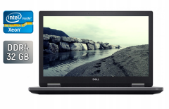 Ноутбук Dell Precision 7730 / 17.3" (1920x1080) IPS / Intel Xeon E-2186M (6 (12) ядер по 2.9 - 4.8 GHz) / 32 GB DDR4 / 512 GB SSD / Intel UHD Graphics P630 / HDMI / Windows 10