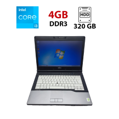Ноутбук Fujitsu LifeBook S751 / 14" (1366х768) TN / Intel Core i3-2350M (2 (4) ядра по 2.3 GHz) / 4 GB DDR3 / 320 GB HDD / Intel HD Graphics 3000 / WebCam
